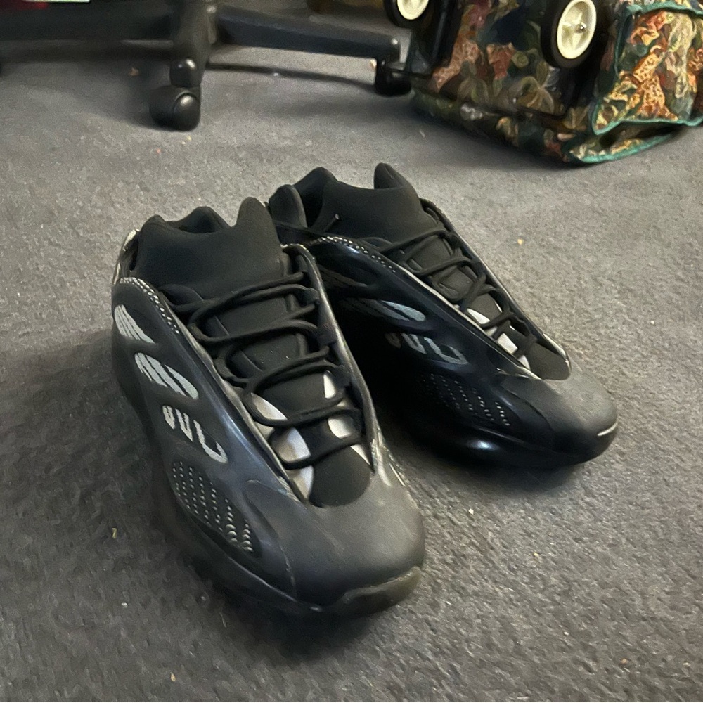 Yeezy Black and Gray Sneakers
